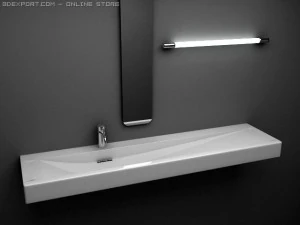 lavandino parziale Modello 3D