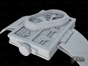 Harry winston histoire tourbillon 3 no mat 3D Model