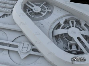 Harry winston histoire tourbillon 3 no mat 3D Model