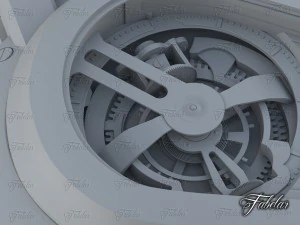Harry winston histoire tourbillon 3 no mat 3D Model