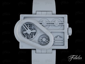 Harry winston histoire tourbillon 3 no mat Model 3D