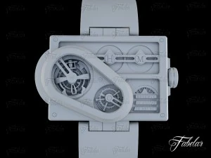Harry winston histoire tourbillon 3 no mat 3D Model