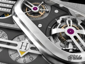 harry winston historie tourbillon 3 3D Model