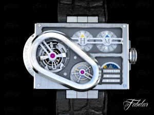 harry winston historie tourbillon 3 3D Model