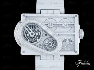 harry winston historie tourbillon 3 3D Model