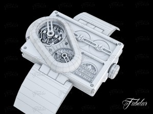 harry winston historie tourbillon 3 3D Model