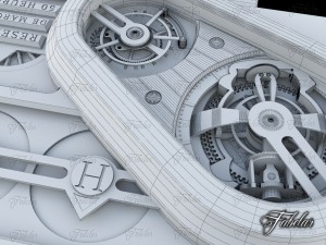 harry winston historie tourbillon 3 3D Model