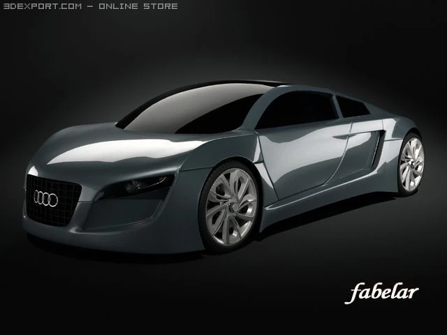 audi rsq evolution 3D Model .c4d .max .obj .3ds .fbx .stl .blend 