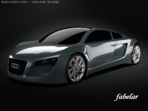 audi rsq evolution 3D Model