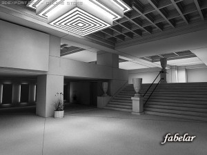 entrance hall 3D Model
