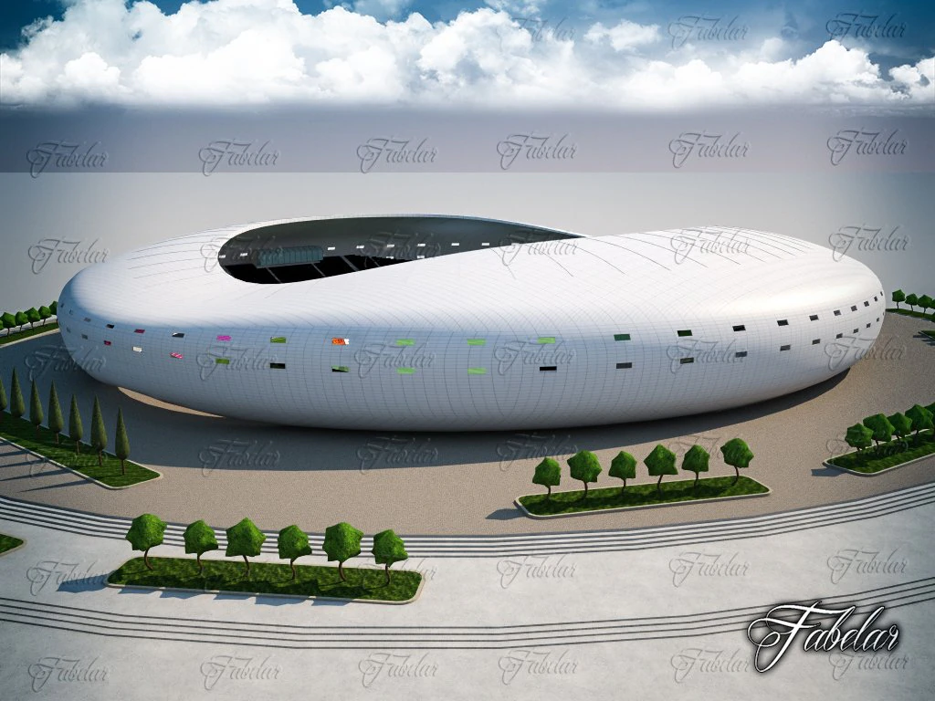 stadium 05 3D Model .c4d .max .obj .3ds .fbx .stl .blend 