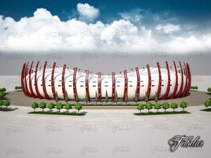 stadium 04 3D Model