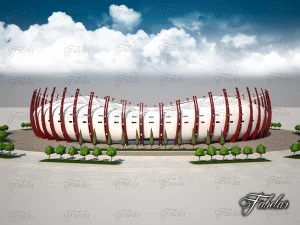 stadium 04 3D Model