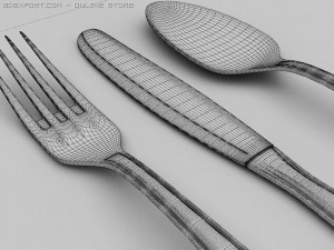 cutlery Modelo 3D