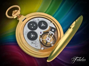 mecanismo de rel&oacute;gio 17 Modelo 3D