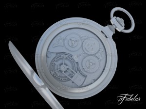 watch mechanism 17 no textures 3D-Modell