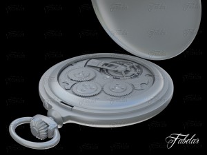 watch mechanism 17 no textures 3D-Modell