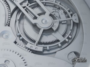 watch mechanism 17 no textures 3D-Modell