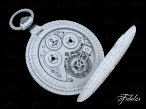 watch mechanism 17 no textures 3D Model