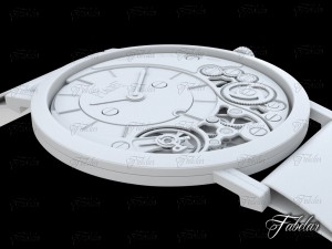 watch mechanism 18 no textures 3D Model