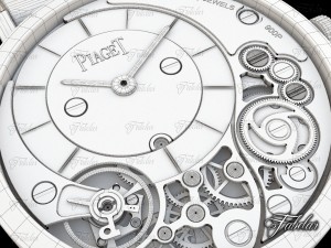 watch mechanism 18 no textures 3D Model