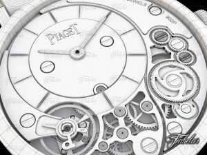 watch mechanism 18 no textures 3D Model