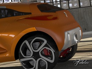renault captur concept garage Modèle 3D