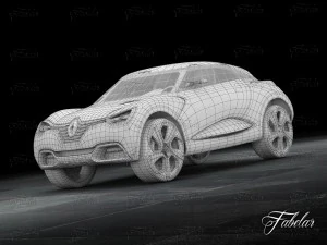 renault captur concept garage 3D Model