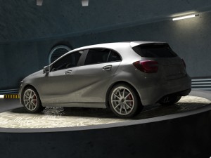 mercedes a class w176 garage Modèle 3D