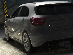 mercedes a class w176 garage Modèle 3D
