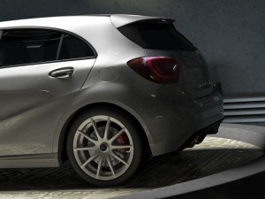 mercedes a class w176 garage Modèle 3D