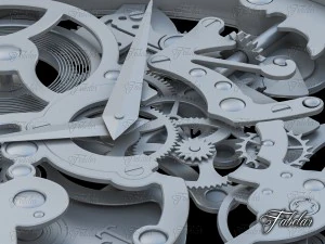 watch mechanism 19 3D Model