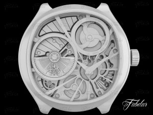 meccanismo dell'orologio 20 senza texture Modello 3D
