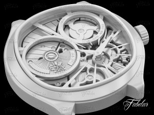 watch mechanism 20 no textures Modelo 3D