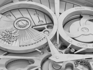 watch mechanism 20 no textures Modelo 3D