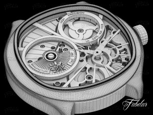 watch mechanism 20 no textures Modelo 3D