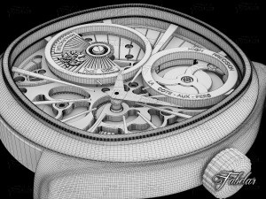 watch mechanism 20 no textures Modelo 3D