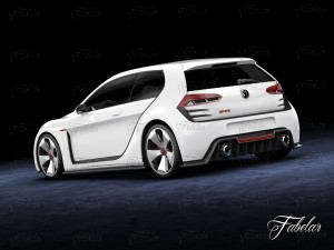 volkswagen design vision gti 3D Model