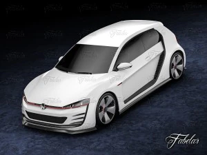 volkswagen design vision gti 3D Model