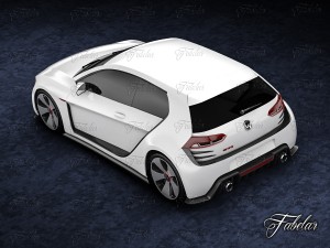 volkswagen design vision gti 3D Model