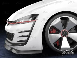 volkswagen design vision gti 3D Model