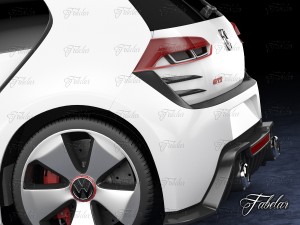 volkswagen design vision gti 3D Model
