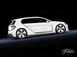 volkswagen design vision gti 3D Model