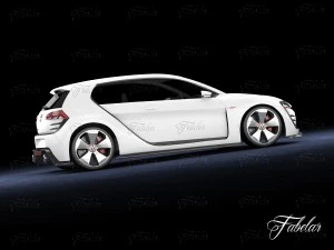 volkswagen design vision gti 3D Model