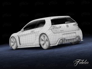 volkswagen design vision gti 3D Model