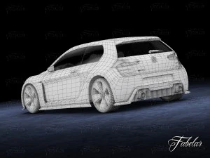 volkswagen design vision gti 3D Model