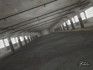 volkswagen design vision gti garage 3D Модель