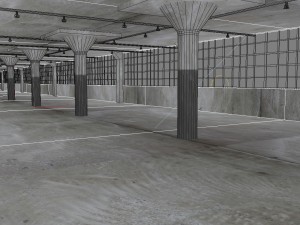 volkswagen design vision gti garage 3D Модель