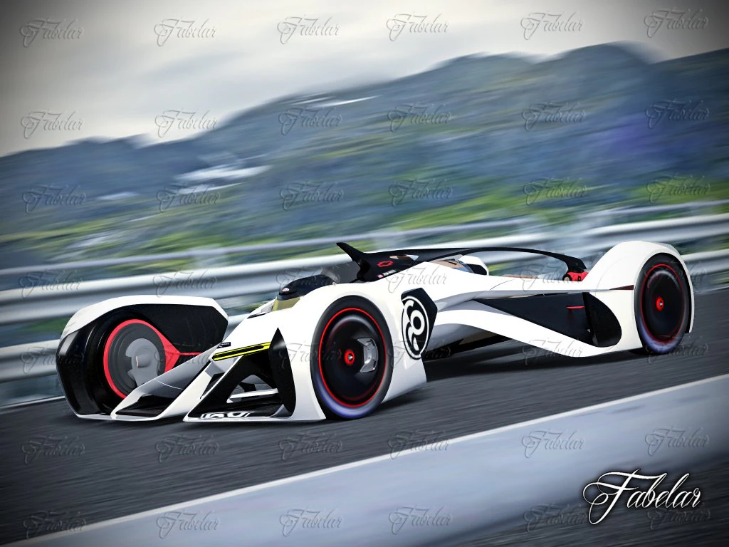 chevrolette chaparral 2x vision gt environment 3D Model .c4d .max .obj .3ds .fbx .stl .blend 