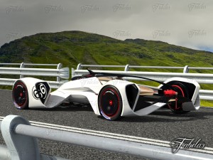 chevrolette chaparral 2x vision gt environment Model 3D